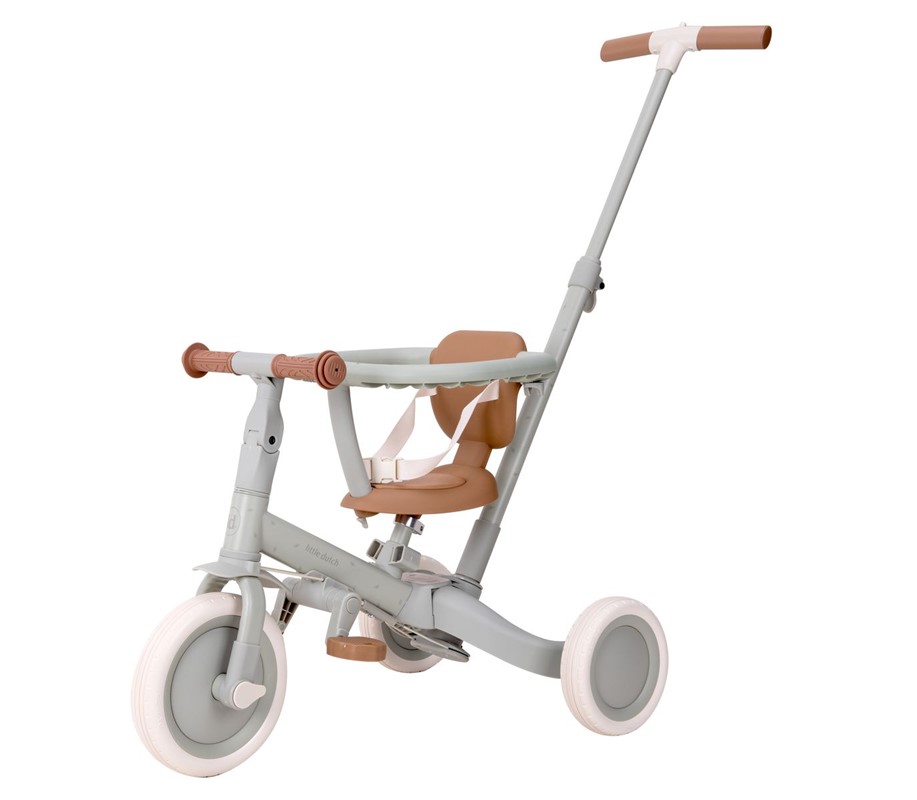 Triciclo con barra Verde Little Dutch - Imagen 4
