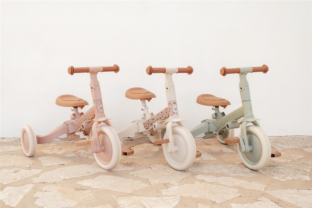 Triciclo con barra Verde Little Dutch - Imagen 7