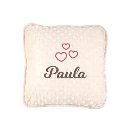 Cojín Clásico Bordado Personalizado – 4 colores – - Imagen 4
