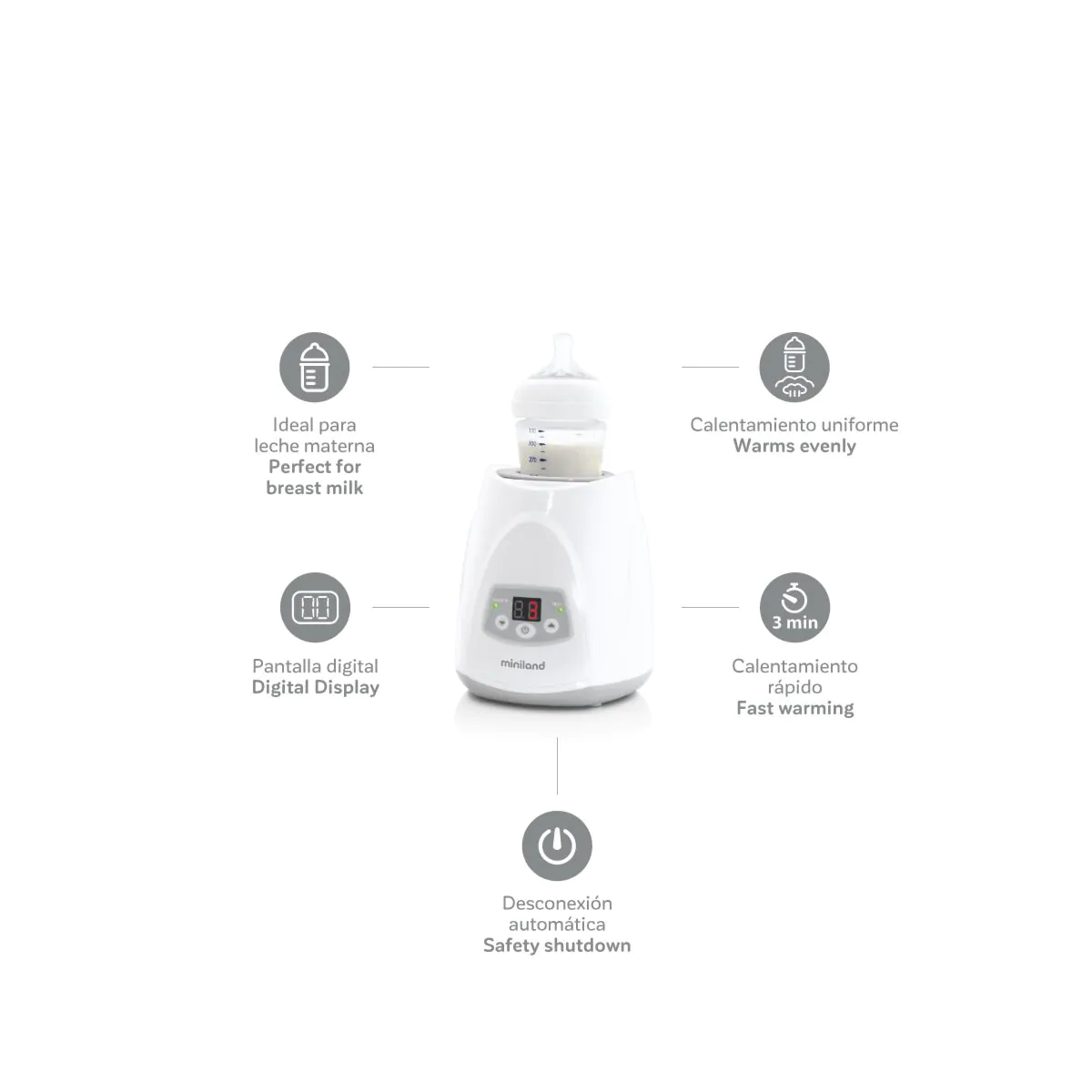 Calienta biberones Warmy Digy - Imagen 5